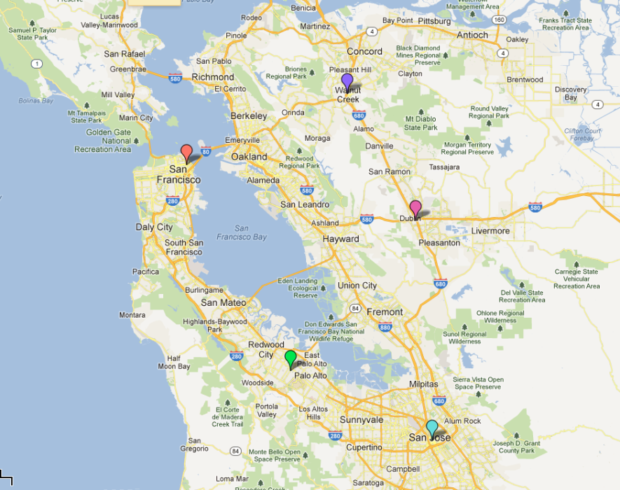 District Map - United Cerebral Palsy Of The Golden Gate - Ucpgg 